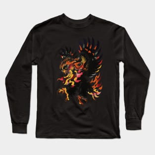 Traditional Flying Eagle Long Sleeve T-Shirt